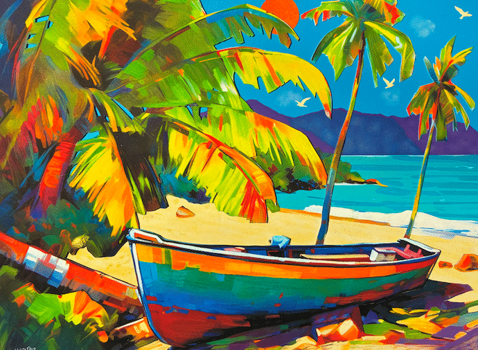 BARCO EN PLAYA  40